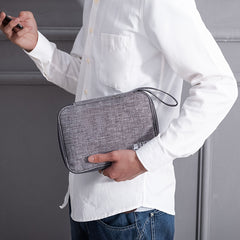 Slim Portable Storage Bag for Electronics Accessories with Zipper