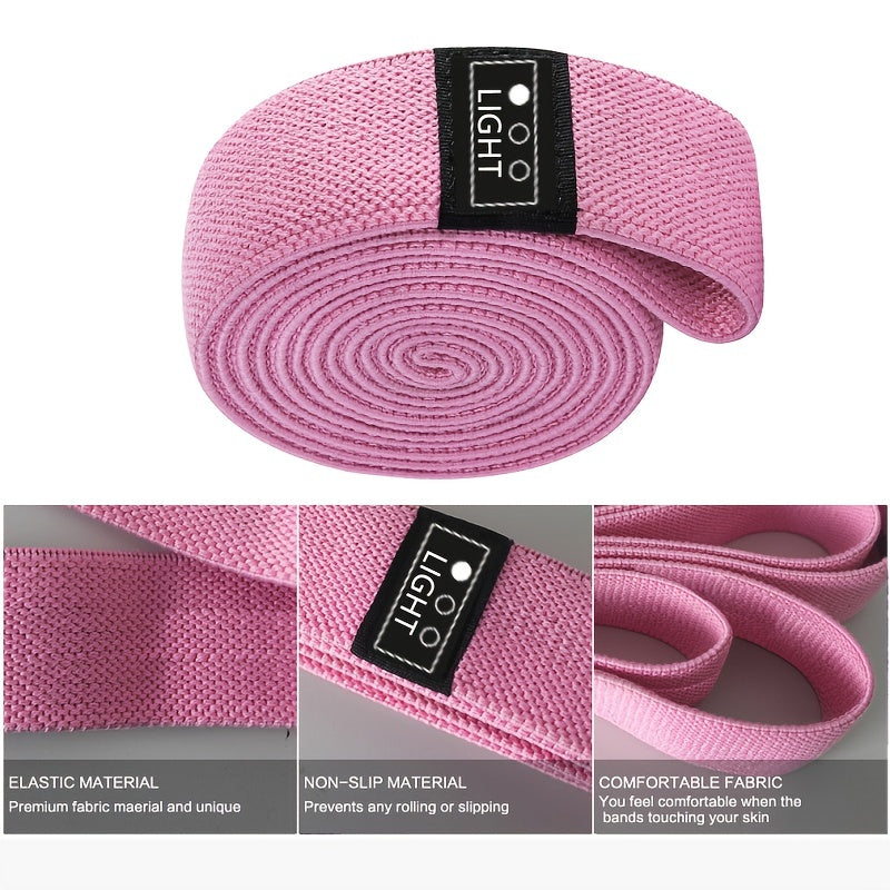 Elastic Yoga Bands for Squats Fitness Exercise Workout Yoga Pilates Legs & Butt