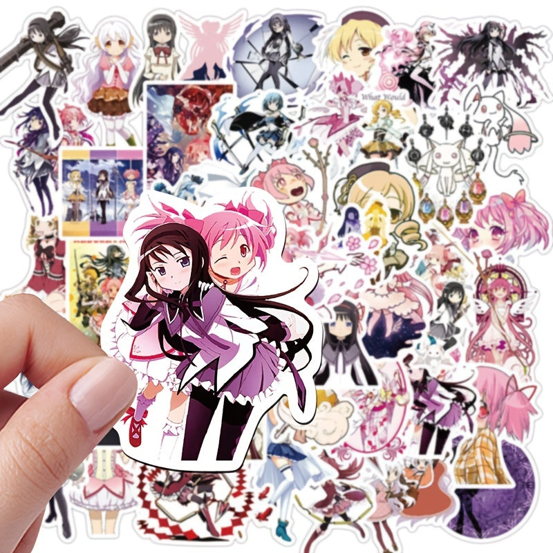 50pcs Puella Magi Madoka Magica Series Waterproof Sticker DIY Toys