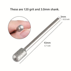 20pcs Diamond Grinding Head Kit for Carving, Grinding, Polishing, Jewelry Making