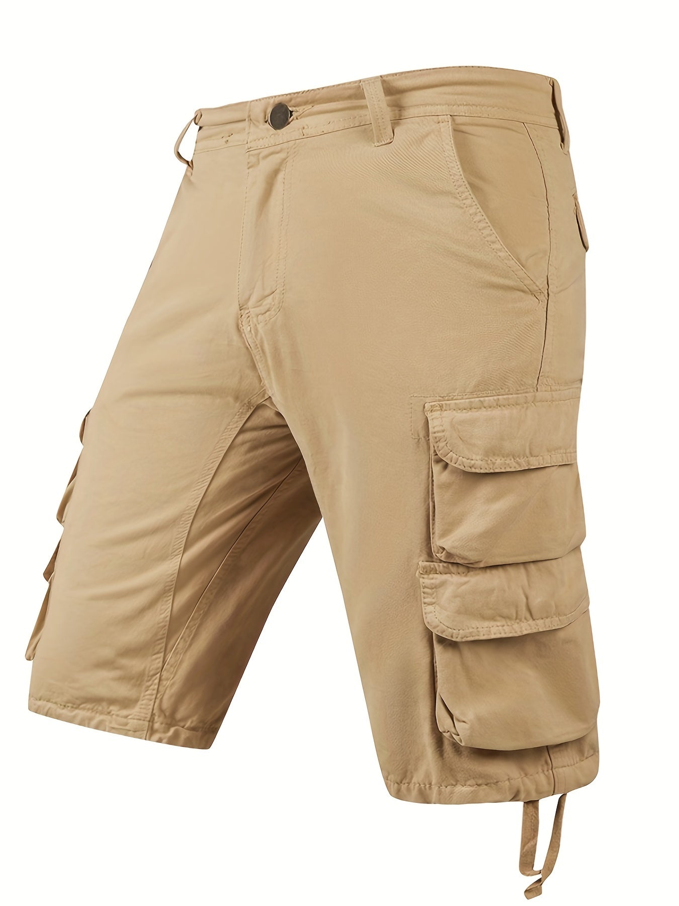 Men's Cargo Shorts Lightweight Drawstring Work Pants Outdoors