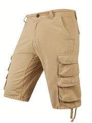 Men's Cargo Shorts Lightweight Drawstring Work Pants Outdoors