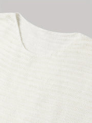 Sleeveless Knitted Top Summer Solid Casual Top Women's Clothing