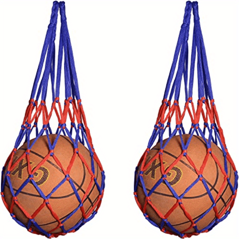 2pcs Ball Carrier Net Bag for Football Basketball Volleyball