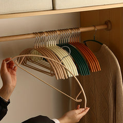 5pcs Non-Slip Coat Hook And Hanger Bathroom PVC Impregnated Office Coat Hanger