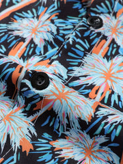 Boys Palm Trees Short Sleeves Shirt