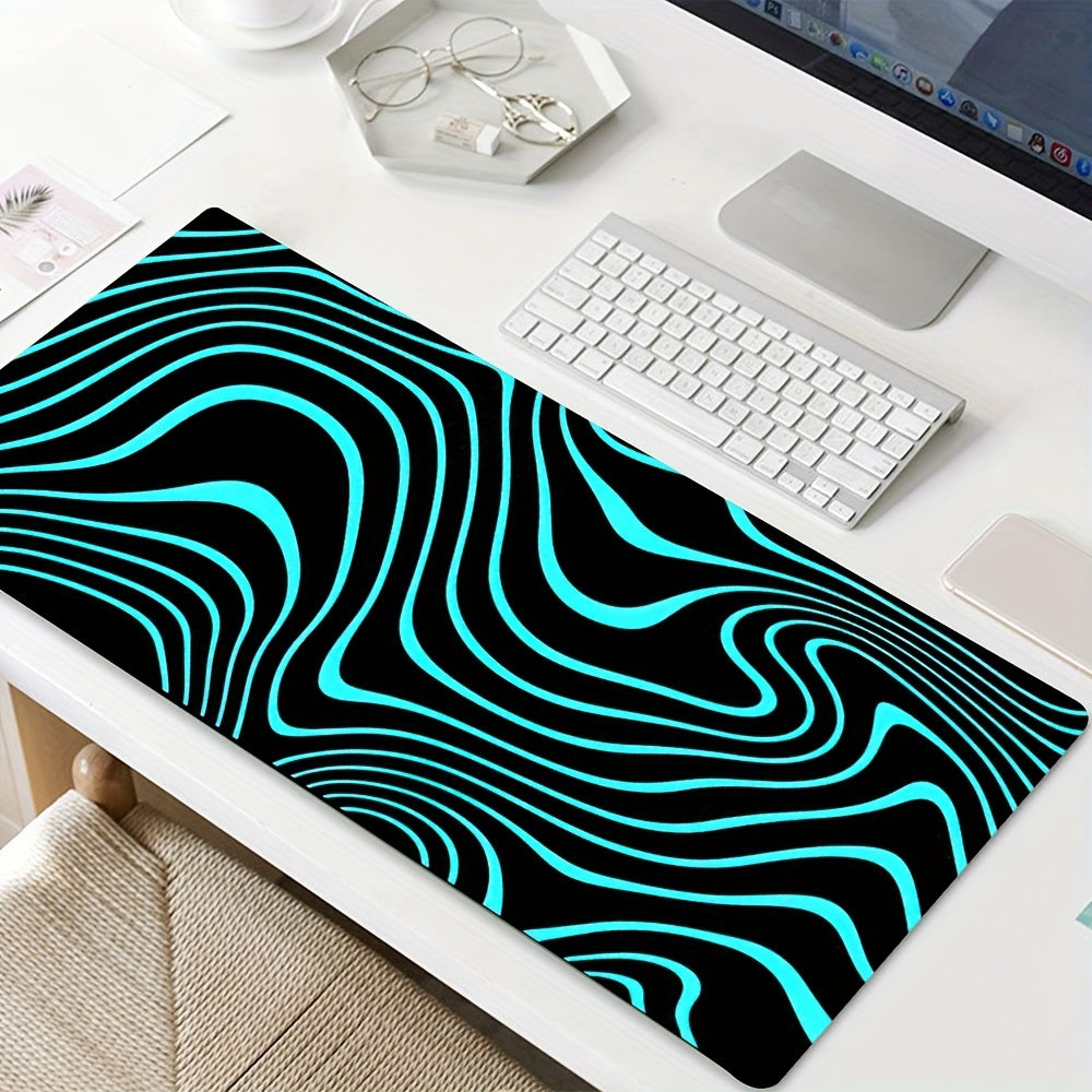 Stripe Pattern Mouse Pad Non-slip Creative Design Office Laptop Gift