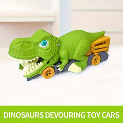 Children's Dinosaur Swallowing Car Toy Boy Ejection Alloy Transport Car