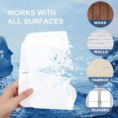 1 Set PET Hollow Out Drawing Painting Stencils with 1pc Art Paint Brushes