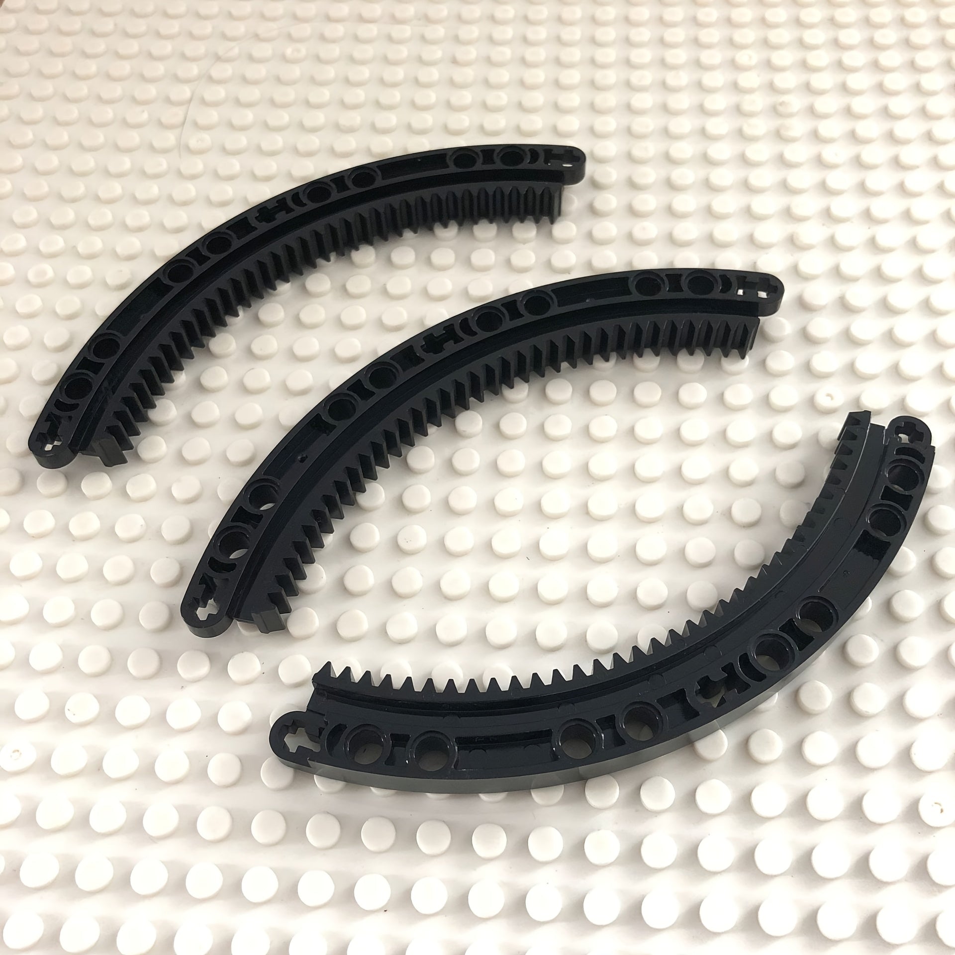 4pcs MOC Tech Blocks 27 Small Circular Arc Racks 24121 H