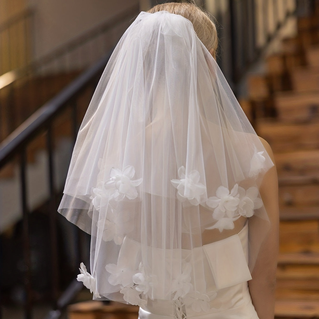Cathedral Wedding Veil Bridal Headdress Hair Accessories