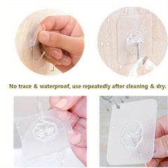 20pcs 6x6cm Strong Load-bearing Wall Shelf Cup Suction Cup Self
