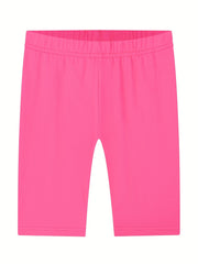 Girls' Casual Biker Shorts Dance Shorts Outwear Athletic Fit Stretchy