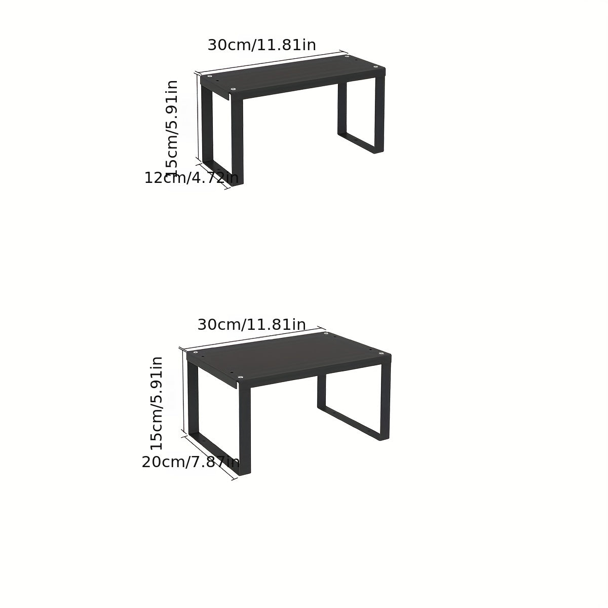 Stylish Multifunctional Stainless Steel Rack for Kitchen Storage