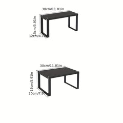 Stylish Multifunctional Stainless Steel Rack for Kitchen Storage