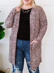 Leopard Print Long Sleeve Cardigan
