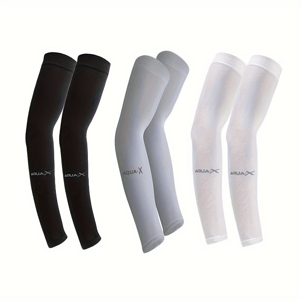 6 Pairs Sun Protection Sleeves Cooling UV Protection for Outdoor Activities