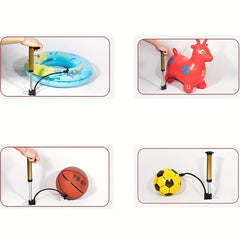 Mini Portable Bicycle Pump with Needles for Basketball Soccer Air Ball