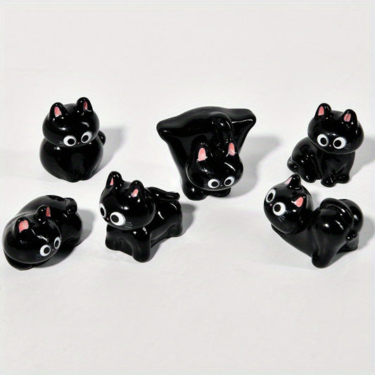 Resin Kitten Desktop Accessories for Car Decor