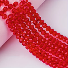 5x6mm Crystal Man Glass Wheel Beads for DIY Jewelry Making