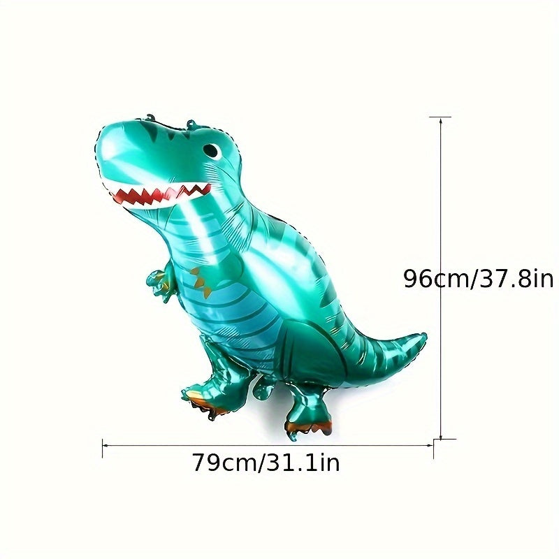 4pcs Dinosaur Foil Balloons Birthday Party Decoration Inflatable Animal Balloons