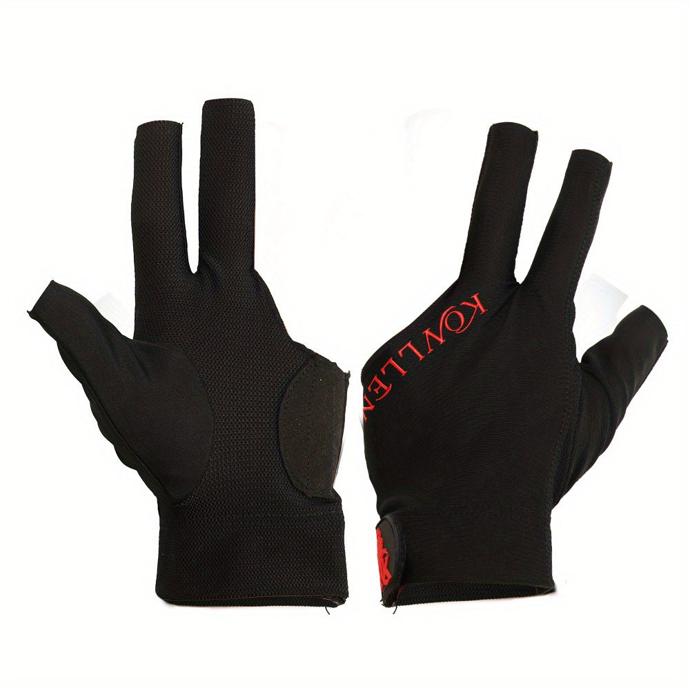 KONLLEN Billiard Gloves Left Right Pool Fingerless Snooker Glov