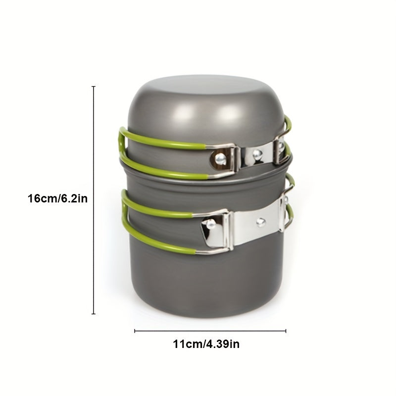 Portable Picnic Non Stick Pot Stainless Steel Cookware for Outdoor Camping