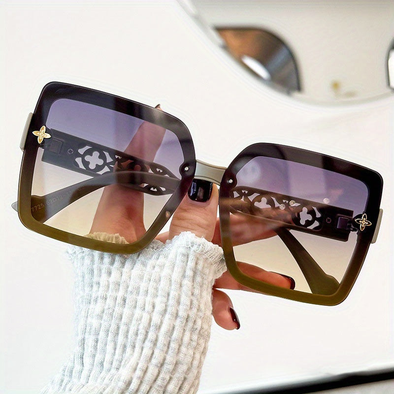 Large Square Sunglasses Gradient Glasses UV400
