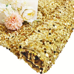 Velvet Sequin Fabric for DIY Sewing Table Runner Curtain Wedding Dress