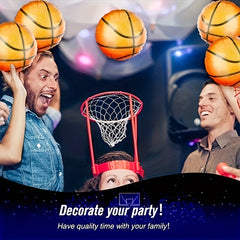 8pcs Basketball Style Balloons Party Supplies Room Decor