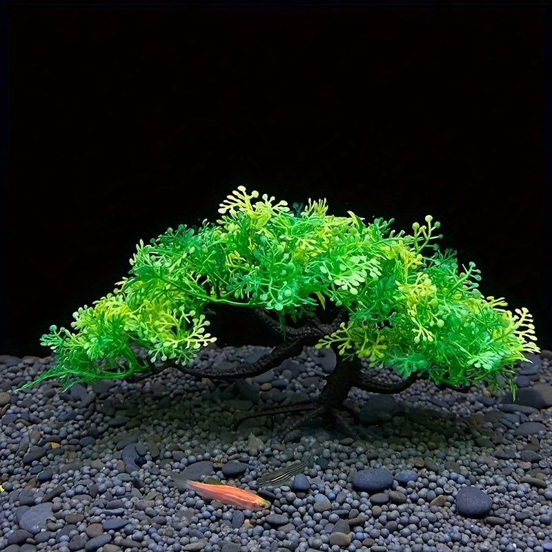 Fish Tank Simulation Tree Landscape Decoration