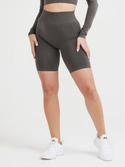High Waist Seamless Yoga Shorts Hip Lifting Leggings Women's Activewear