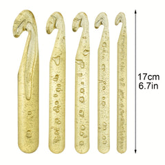 Large Crochet Hooks Ergonomic Kit DIY Yarn Weave Tool
