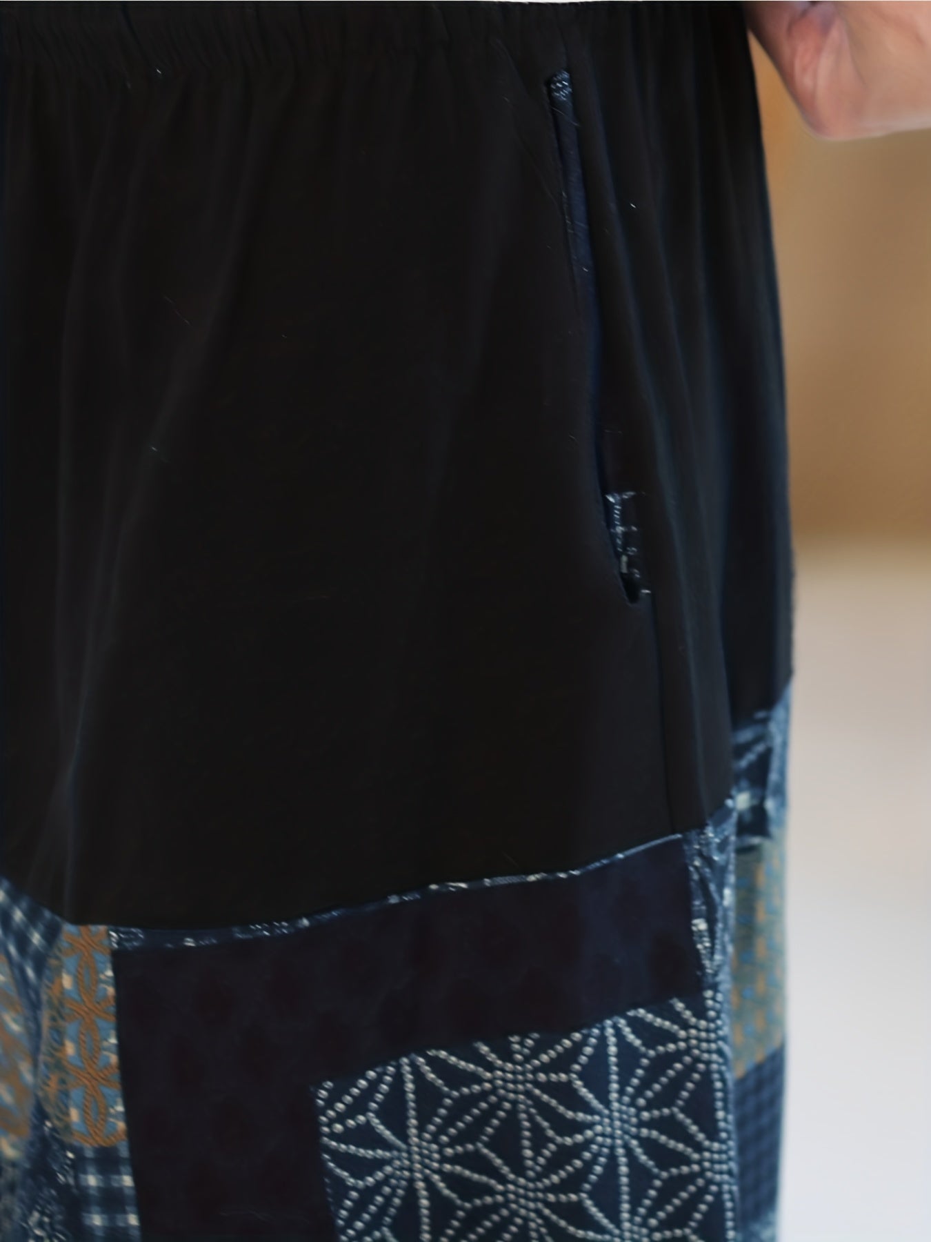 Men's Block Loose Harem Pants