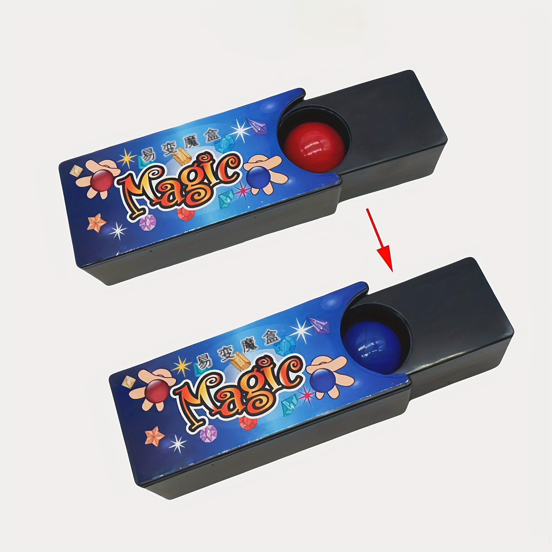 Magic Prop Set: Red Ball to Ball Converter with 2 Balls