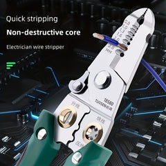 Electrician Pliers Wire Stripper Cutter Tool Stainless Steel