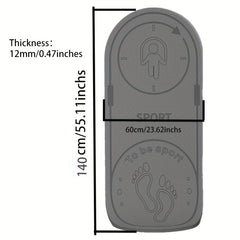 Non-slip Skipping Training Mat for Yoga Fitness, 140x60x1.5cm
