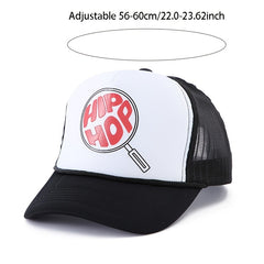 Hip Hop Graffiti Print Baseball Cap Outdoor Sunscreen Hat