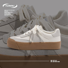 HUANQIU Women's Low Skate Shoes Lightweight & Comfy Non slip