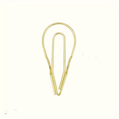 5pcs Metal Pen Clip Multifunctional Paper Clip Stationery Tool