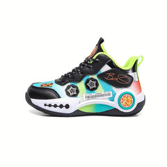 Men's Block Basketball Shoes Comfy Non Slip Sneakers