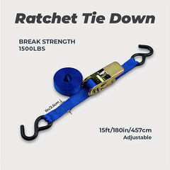4pcs Ratchet Cambuckle Tie Down Straps Coated S Hooks Heavy Duty Lashing Straps