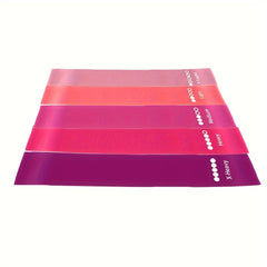 5pcs Yoga Resistance Tension Bands for Fitness Stretching Body Shaping
