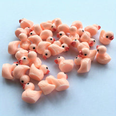 Set of 10 Duck Figurines for Outdoor Garden Decoration