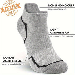 3 Pairs Compression Socks 15-20mmHg for Women & Men - Plantar Fasciitis Support