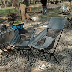 Outdoor Folding Moon Chair Portable Casual Chair For Fishing