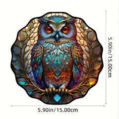 Owl Dyed Acrylic Hanging Window Christmas Gift