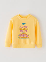 Aunt Don't Play doh Kids Crew Neck Sweatshirt