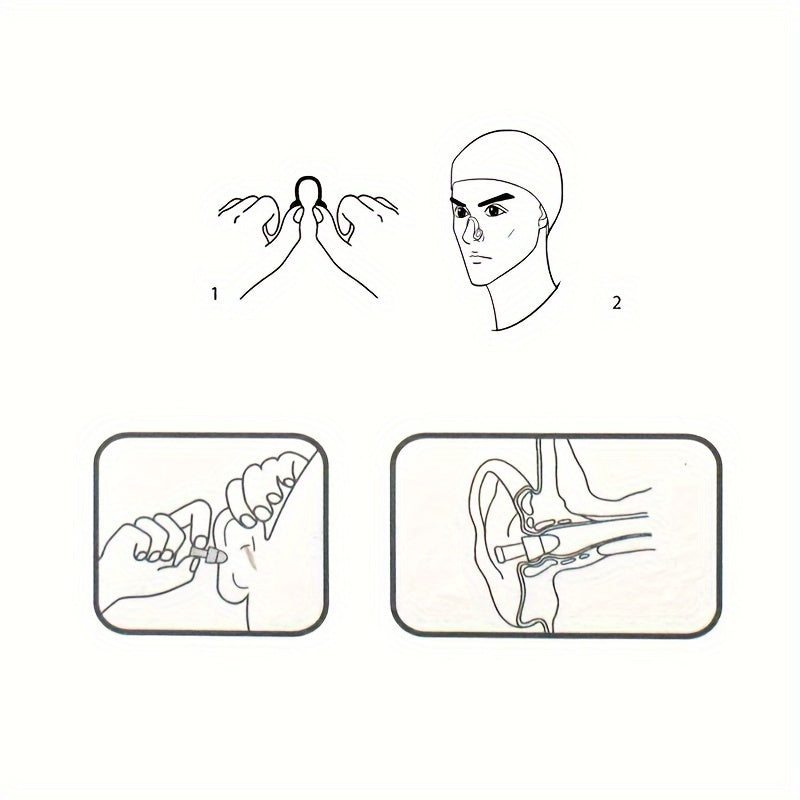 Waterproof Silica Gel Swimming Nose Clip for Adult