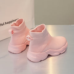 Girl's Breathable Slip On Sock Shoes Soft Sole Sneakers